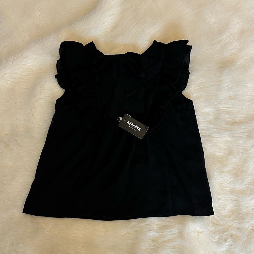 NWT - Anova Tie Back Blouse 🖤 - Picture 5 of 5